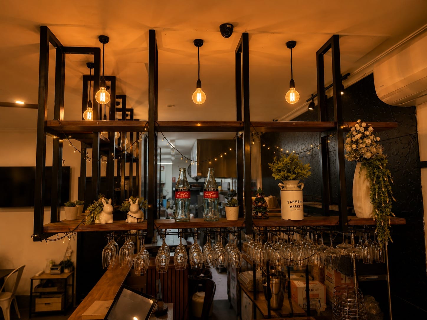 Table setting with cutlery at Bites on Bonwick restaurant